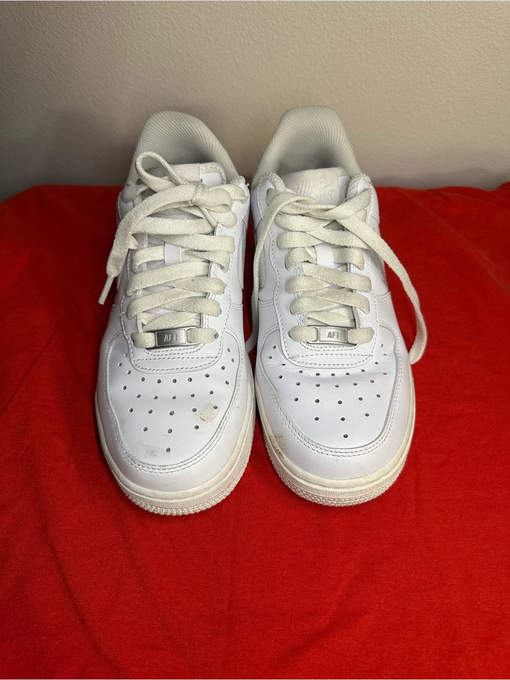 Womens White Nike Air Force Ones